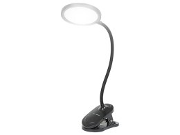 44-165# Lampka biurkowa led lb-20 z klipsem czarna`
