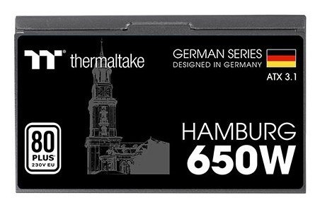 Zasilacz Thermaltake Netzteil Hamburg ATX3.1 80+ detaliczny