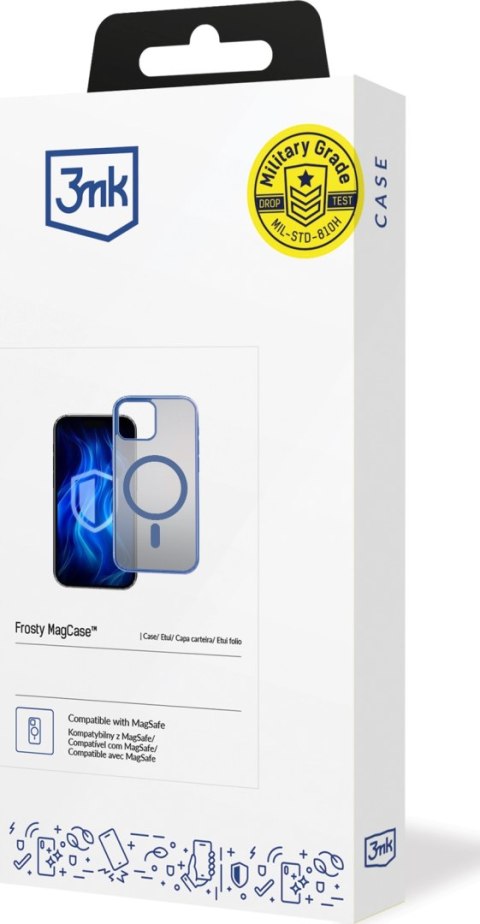 Apple iPhone 12 Pro Max - 3mk Frosty MagCase Blue