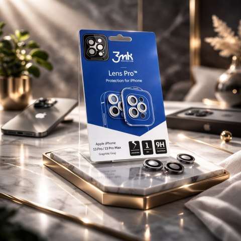 Apple iPhone 13 Pro/13 Pro Max - 3mk Lens Protection Pro Graphite Gray