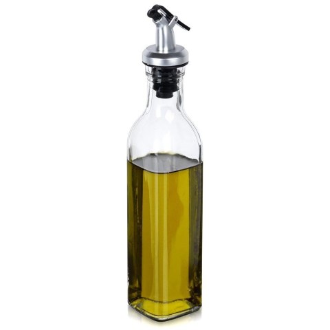 Butelka na Oliwę Ocet z Dozownikiem Szklana VILDE 250 ml Przezroczysta