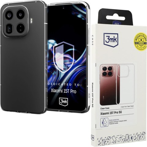 Etui Xiaomi 15T Pro 5G - 3mk Clear Case