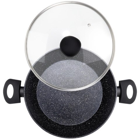 Patelnia Granitowa Nieprzywierająca Głęboka Gaz Indukcja ORION 28 cm 3,5l