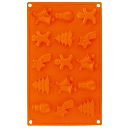 Forma do Pieczenia 15 Ciastek Świąteczna Silikonowa Solidna ORION 29 x 17cm