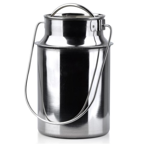 Kanka Bańka na Mleko z Uchwytami Zamykana Stalowa Nierdzewna ORION 2,5 l