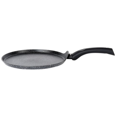 Patelnia do Naleśników Granitowa 26 cm VILDE Black Line Soft Touch