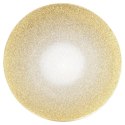 Podstawka Lustrzana Brokatowa pod Świece 20 cm VILDE Szkło Złote