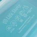 Pojemnik Lunchbox Dzielony 3 Komory 13L EXCELLENT Zestaw Sztućce 23 x 19 cm