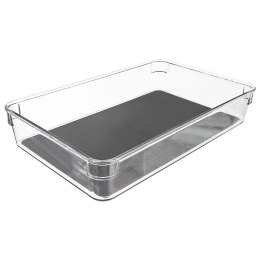 Pojemnik Organizer Szuflady GREY 24 x 16 x 4,5 cm ORION Antypoślizgowy