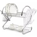 AG373 Suszarka do naczyń 2 poziomy stal