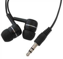 ZS2E Słuchawki czarne + gumki 3 kpl.