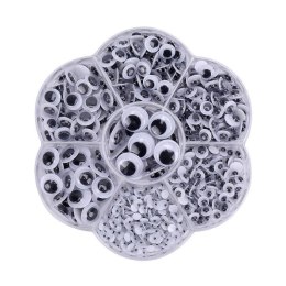 DA502 Samoprzylepne ruchome oczka 500szt
