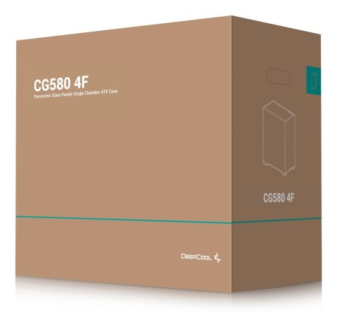Obudowa DeepCool CG580 4F R-CG580-BKADA4-G-1 Midi Tower Czarna