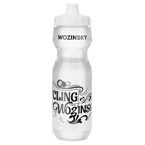 Bidon rowerowy butelka do wody napojów 750ml - transparentny