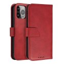 Etui ochronne z klapką do Samsung Galaxy S25+ Magnet Case - czerwone