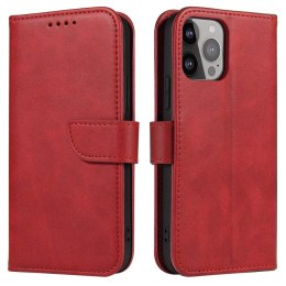 Etui ochronne z klapką do Samsung Galaxy S25+ Magnet Case - czerwone