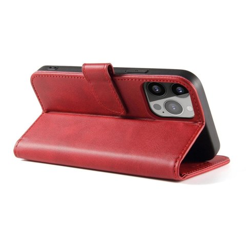 Etui ochronne z klapką do Samsung Galaxy S25+ Magnet Case - czerwone