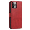 Etui ochronne z klapką do Samsung Galaxy S25+ Magnet Case - czerwone
