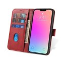 Etui ochronne z klapką do Samsung Galaxy S25+ Magnet Case - czerwone