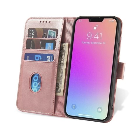 Etui ochronne z klapką do Samsung Galaxy S25+ Magnet Case - różowe