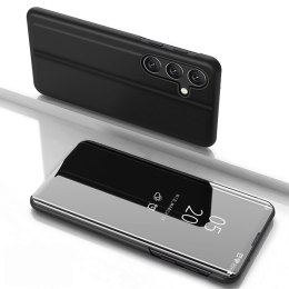 Etui pokrowiec z klapką do Samsung Galaxy S25+ Clear View Case - czarny