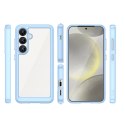 Etui silikonowe z żelową ramką do Samsung Galaxy S25 Outer Space Case - niebieskie