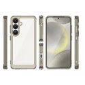 Etui silikonowe z żelową ramką do Samsung Galaxy S25 Outer Space Case - przezroczysto czarne