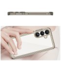 Etui silikonowe z żelową ramką do Samsung Galaxy S25 Outer Space Case - przezroczysto czarne