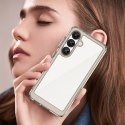Etui silikonowe z żelową ramką do Samsung Galaxy S25 Outer Space Case - przezroczysto czarne