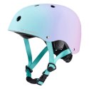 Kask rowerowy BMX hulajnoga 48-52 cm - gradient różowy