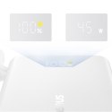 Powerbank 10000mAh 45W PicoGo USB-A USB-C z wbudowanym kablem wyświetlaczem - biały