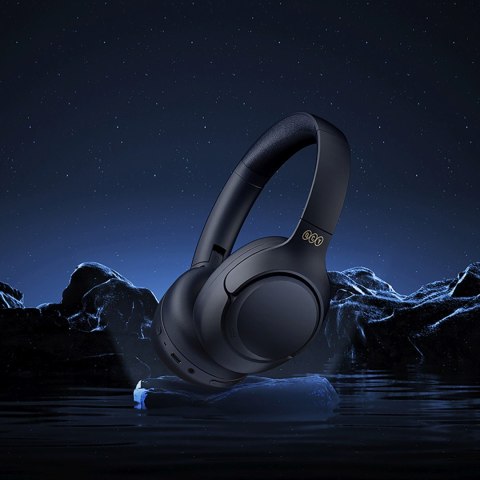 Słuchawki bezprzewodowe nauszne H3 ANC Bluetooth Hi-Res Audio - niebieskie