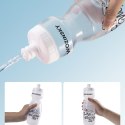 Bidon rowerowy butelka na wodę napoje 750ml - transparentny