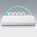 Powerbank 10000mAh 15W Airpow Lite z kablem USB-A - USB-C 30cm - biały
