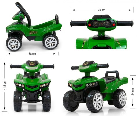 Jeździk pojazd monster military