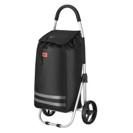 NC4304 WÓZEK ZAKUPOWY SKŁADANY 45L CZARNY NILS