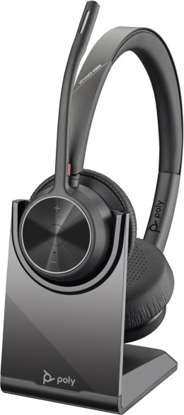 Słuchawki Poly Voyager 4320 USB-C Headset +BT700 dongle + podstawka ładująca 77Z31AA