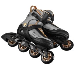 NA22151 ŁYŻWOROLKI ARMOUR SZARE ROZM. 38 NILS EXTREME