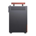 Obudowa Jonsbo T6, Mini-Tower, Mini-ITX, Tempered Glass, Holz - czarna
