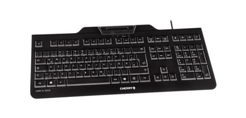 CHERRY KC 1000 SC klawiatura USB QWERTZ Swiss Czarny