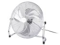 44-065# Wentylator podłogowy 18"/45cm 200w cyrkulator srebrny