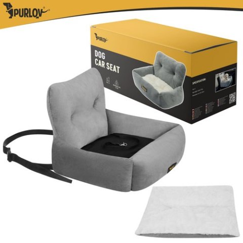 Fotelik samochodowy dla psa S 44x35x30cm Purlov