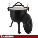 Kociołek żeliwny emaliowany 8l Kaminer