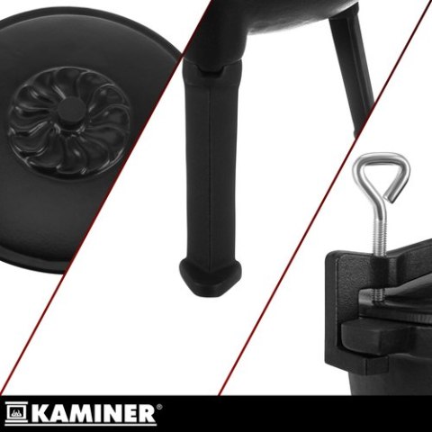 Kociołek żeliwny emaliowany 8l Kaminer