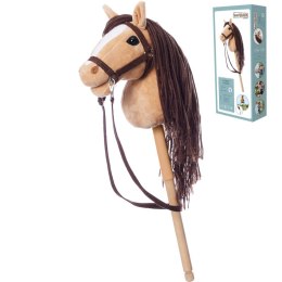Koń na kiju hobby horse hoppihorse a4 beżowy