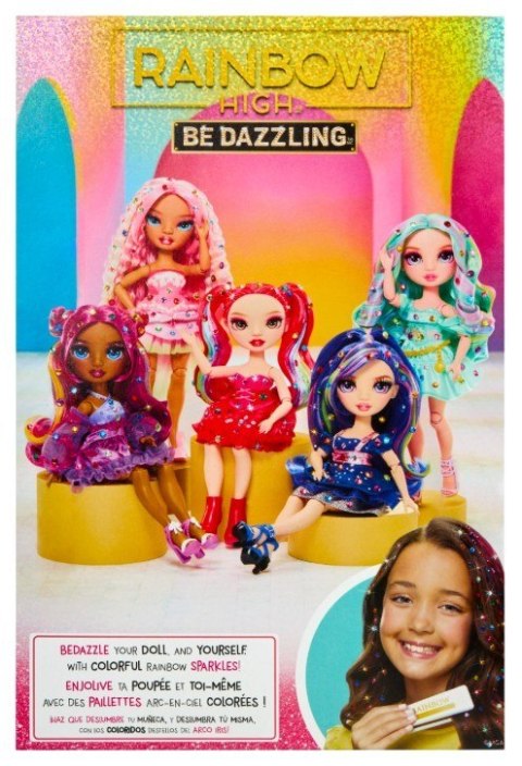Lalka rainbow high be dazzling, celine turquois