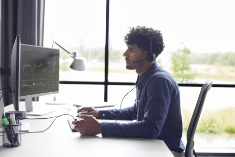 HP Poly Headset EncorePro 320 Monaural USB-C USBC (767F9AA)