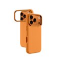 Etui pokrowiec case na iPhone 17 Pro Glamour - pomarańczowe