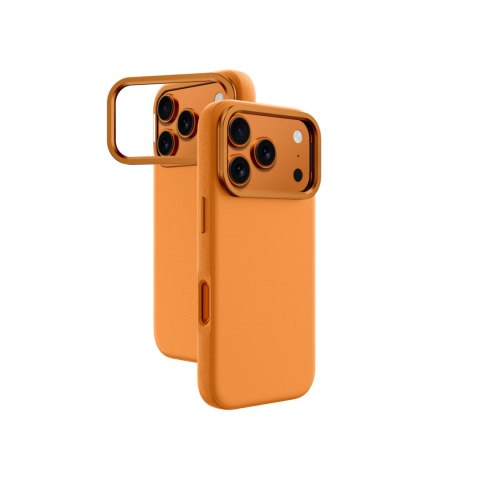 Etui pokrowiec case na iPhone 17 Pro Glamour - pomarańczowe