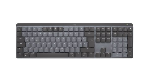 Logitech MX Mechanical klawiatura Biuro RF Wireless + Bluetooth QWERTZ Niemiecki Grafitowy, Szary